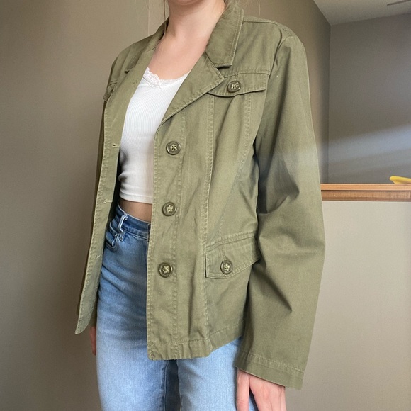 cleo Jackets & Blazers - Olive Green Jacket